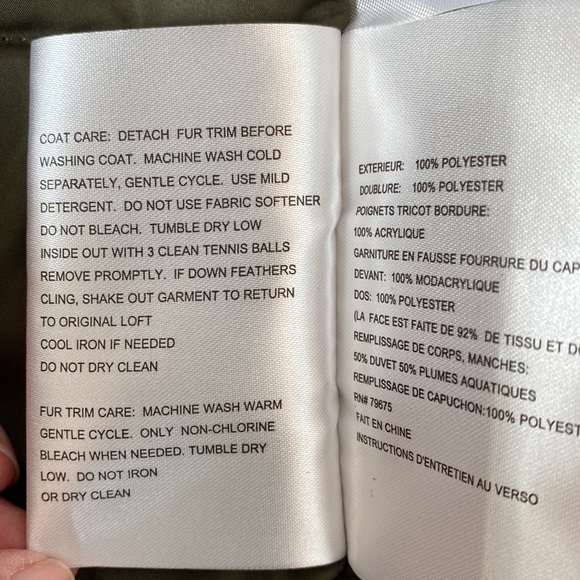 Michael Kors Down filled Parka. Dark grey size M. NWT - Picture 13 of 14